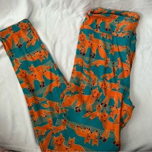 LuLaRoe leggings Fox Pattern